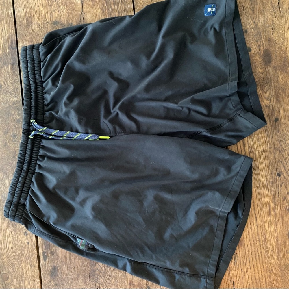 William Murray Golf Black Athletic Shorts Performance Fit